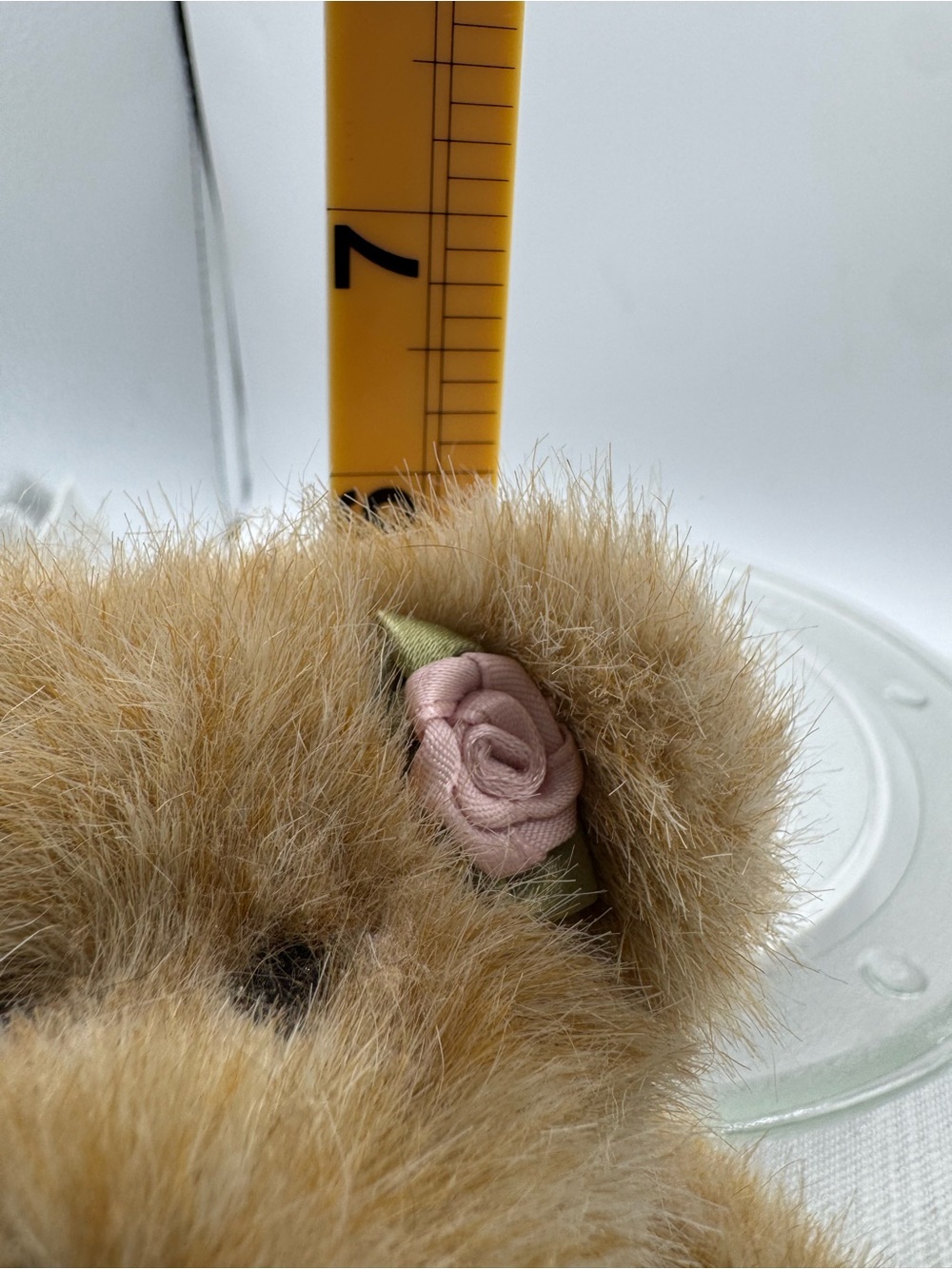Boyds Bear Rosie 8” rosebud on her head iembroidered flowers on her feet bow NWT - Picture 8 of 11